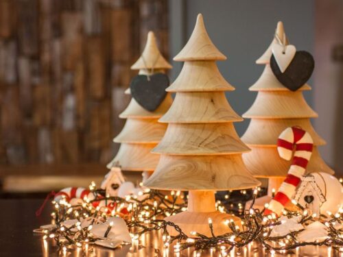 Când un brad de Craciun devine un obiect decorativ stilizat