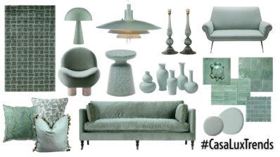 #CasaLuxTrends: calm, șic și foarte versatil, celadon este noua culoare de bază
