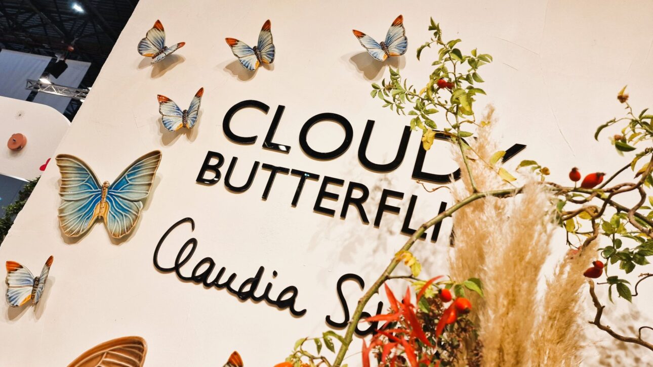 Două colecții de veselă semnate Claudia Schiffer, la salonul Maison & Objet de la Paris