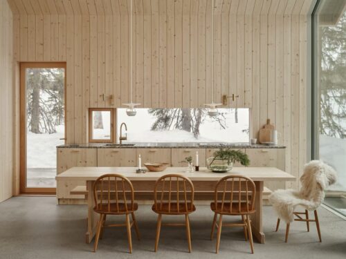 Casă de vacanță în țara lui Moș Crăciun: minimalism în stil scandinav