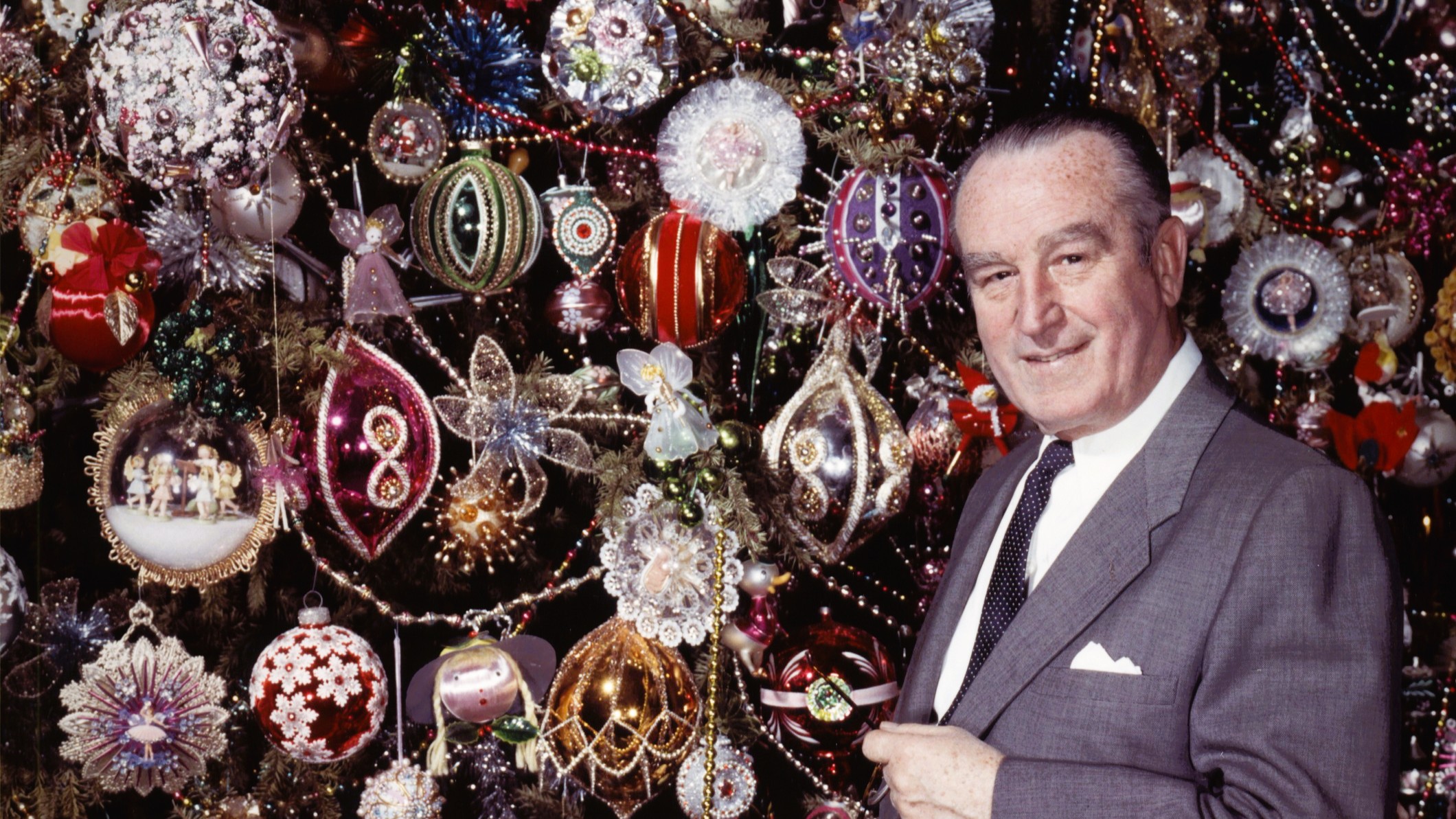 Povestea celui mai bogat brad de Crăciun, devenit decor permanent