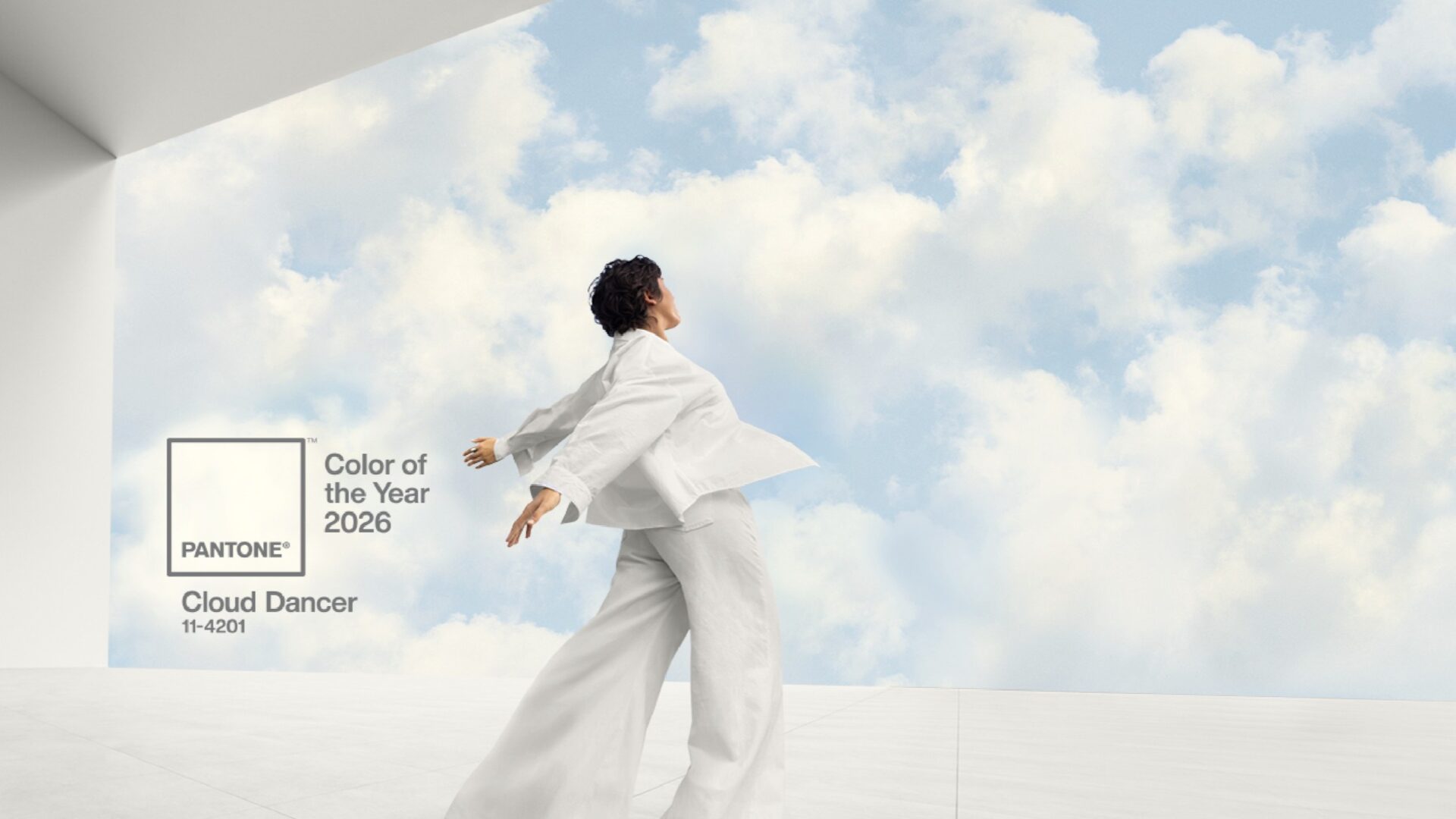 Pantone alege albul Cloud Dancer drept culoarea anului 2026