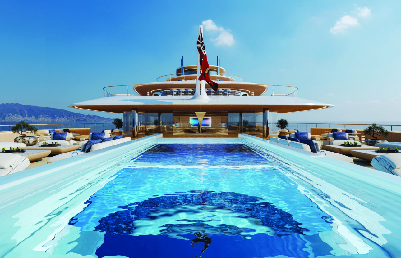 Superyachtul viitorului: lux plutitor într-un concept al designerilor de la Sinot