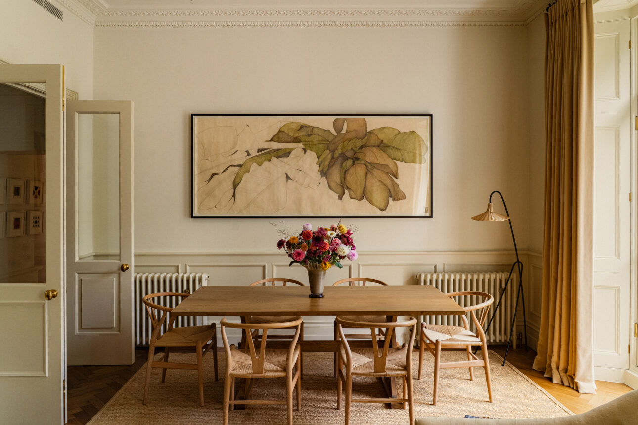 Modernitate în cadru victorian, într-un apartament dintr-o zonă de lux a Londrei