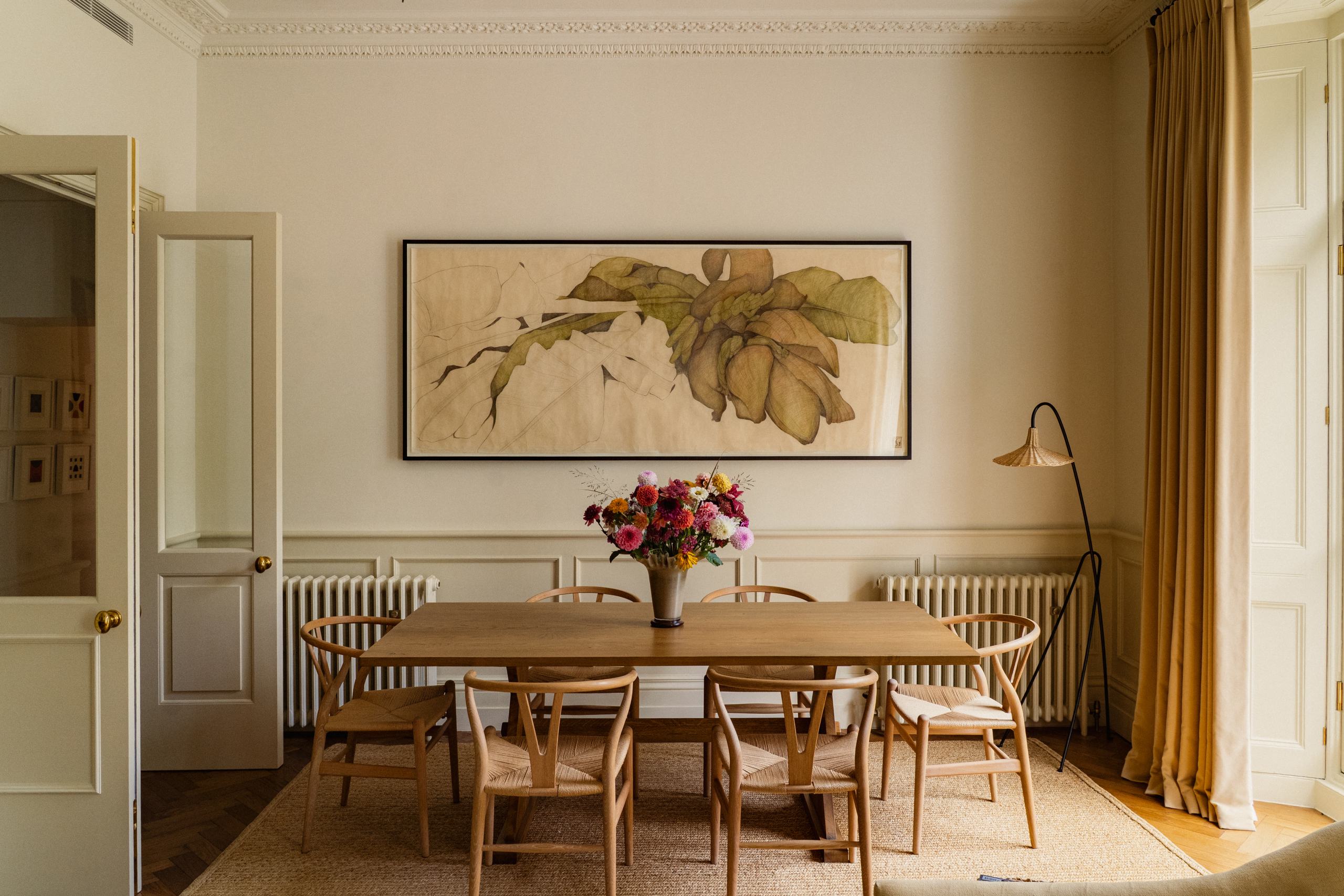 Modernitate în cadru victorian, într-un apartament dintr-o zonă de lux a Londrei