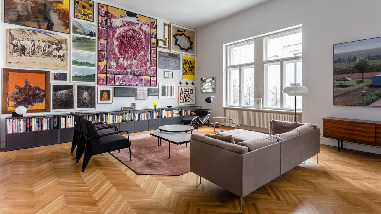 Când designul se construiește în jurul artei: apartament de lux pentru o colecție, în Cluj