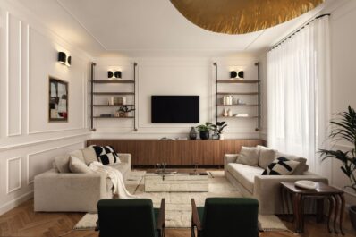 Confort contemporan în stil italian, într-un apartament de lux din Milano