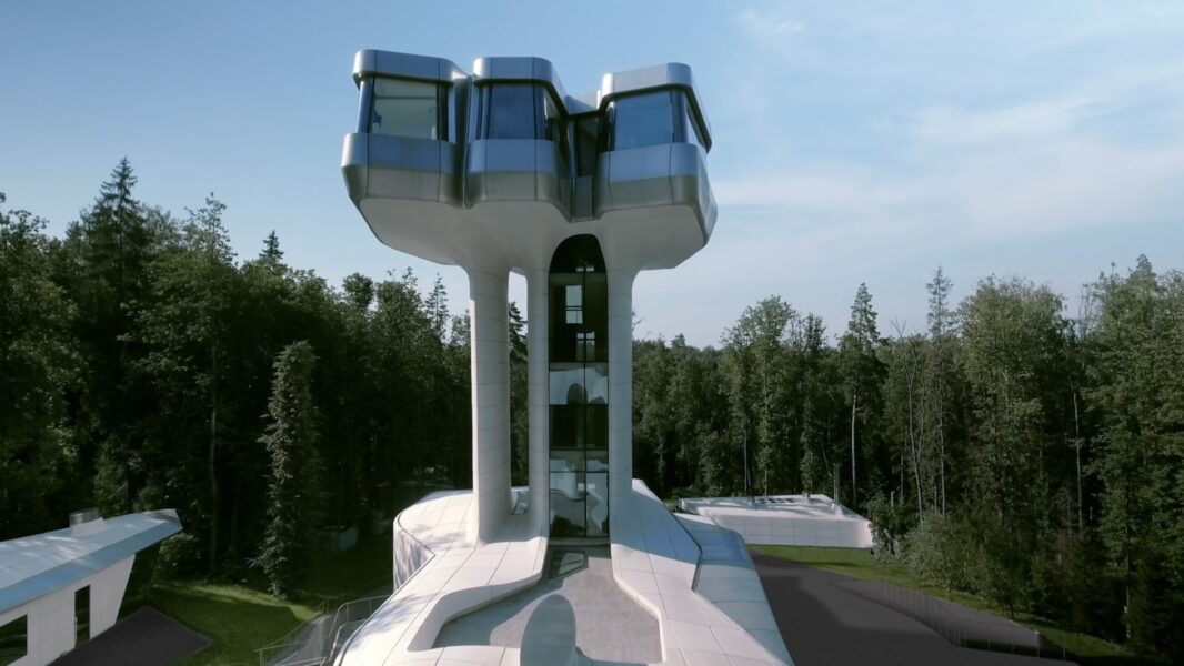 Startship House: clădire fantastică și singura locuință proiectată de Zaha Hadid