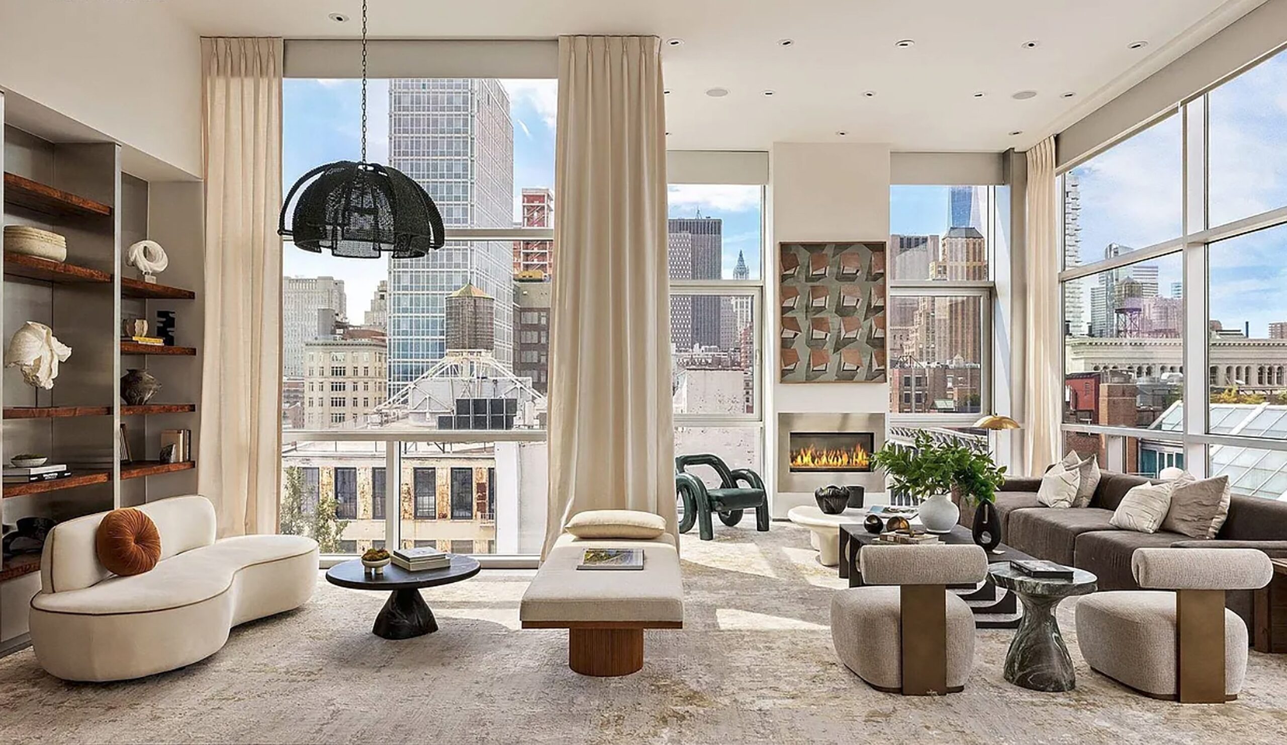 Acasa la fostul fotbalist Thierry Henry: un penthouse de 600 mp din New York