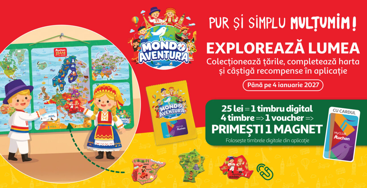 O colecție pentru cei mici și mari care te poartă în jurul lumii: descoperă Mondo Aventura la Auchan